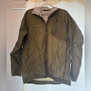 Beringia Men's Dragonfly Rain She’ll Jacket Medium Olive Green